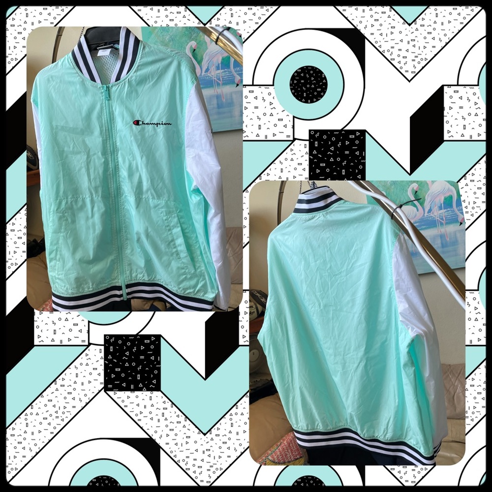 Champion Men’s Satin Baseball Jacket
